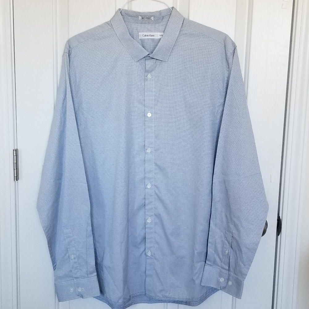 Calvin Klein Mens Dress Shirt Size XL